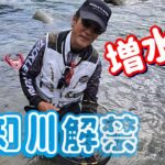 【付知川アユ解禁】増水！アユは・・・