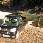 渓流釣りと車中泊キャンプ