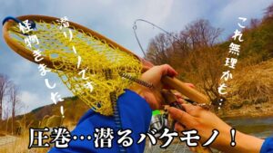 【渓流釣り】大イワナの渓流で何者か…横綱級のパワーと潜水を止めよ【会津渓流】