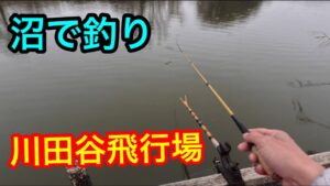沼で釣り【川田谷飛行場】2024.3.23