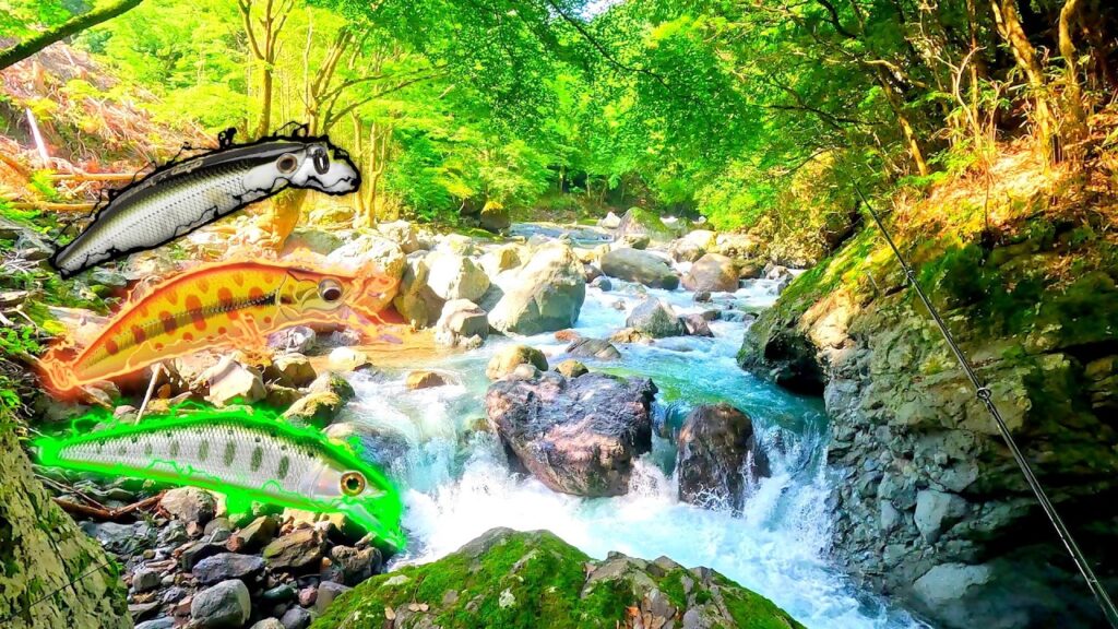 4時間で40匹以上釣れた渓流ルアー３種