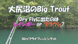 フライフィッシング in大尻沼