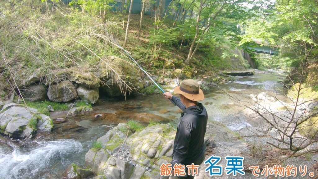 初めて名栗で〇〇〇が釣れました♪  飯能市 名栗で小物釣り。