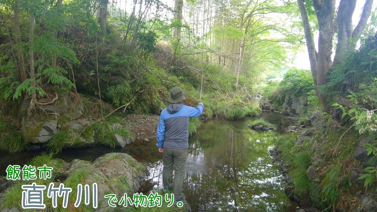 自然に溶け込む感じ♪めちゃくちゃ雰囲気が良い川~♪ 飯能市 直竹川で小物釣り。