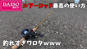 【コスパマジ最強】ダイソールアーロッドとベイトリールで釣りまくってきました。