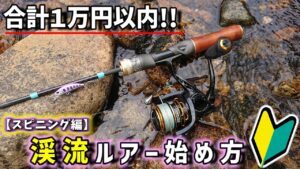 【渓流ルアー入門】高コスパでちゃんと使えて釣れる!!渓流タックルの紹介【スピニング編】