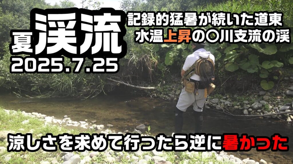 道東夏渓流2025 涼しさを求めて行ったら逆に暑かった【渓流釣り】July 2025: Untapped Fishing Spots in Hokkaido