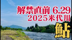 米代川で鮎釣り 2025.6.29 解禁直前!!鹿角地区の様子