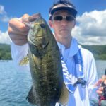 2025.7.22桧原湖。シャローから深場までバラけ気味。