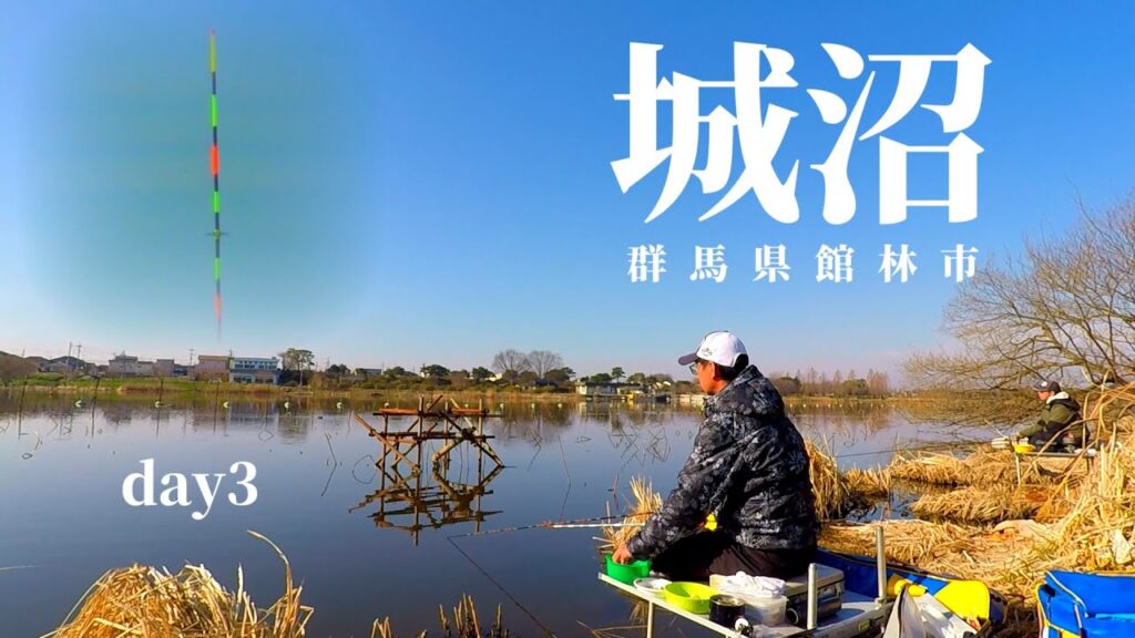 【城沼】Day3　ハタキ前の荒食い狙い！　へらぶな釣り
