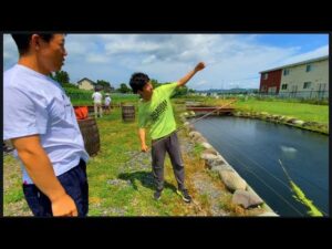 賢い中学生に初めての沼釣りを体験させたがそこは地獄沼一丁目なのだｯｽ❣️【勇者旅立ちの時変】
