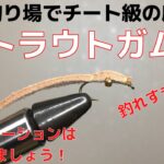 【フライタイイング】トラウトガムを巻いてみた！管理釣り場でチート級の威力！釣れすぎ注意！
