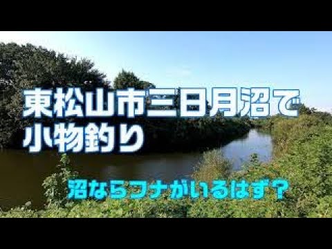 東松山市三日月沼で小物釣り 沼ならフナがいるはず?
