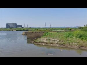 【大阪で一番よく釣れる川】丸裸になって、晒された釣り場の全景