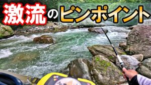 増水と濁りで渡れない！〇〇は意外と激流に潜んでいる⁉
