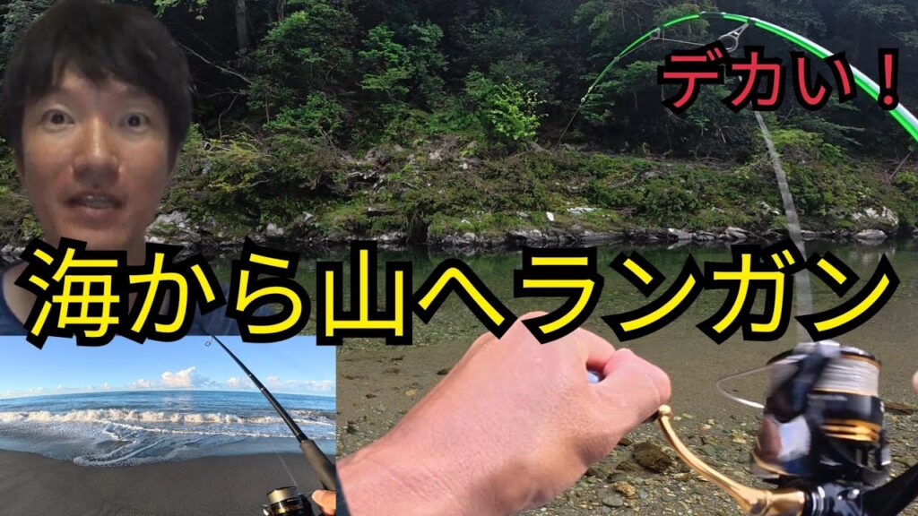 超朝一遠州灘サーフ〜山へ釣りに行ったら…