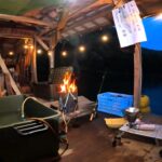 海辺の隠れ家で釣りキャンプしてみたよ！