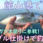 【海釣り】館山港のソウダガツオ祭りに参戦してきたらたくさん釣れた【夏の漁港】