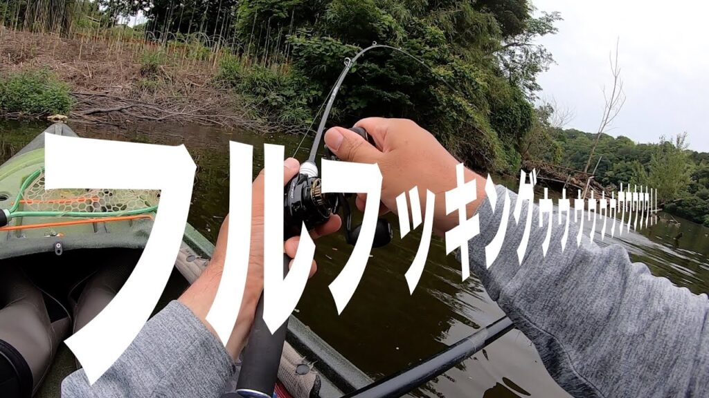 【久々の沼にて】＃バス釣り＃トップウォーター＃カヤック