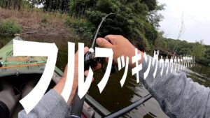 【久々の沼にて】＃バス釣り＃トップウォーター＃カヤック