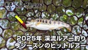 【2025年版】渓流ルアー釣り 今シーズンのヒットルアー