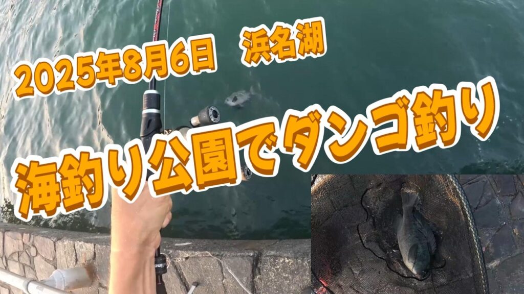 【浜名湖　釣り】2025年8月6日　浜名湖　海釣り公園でダンゴ釣り