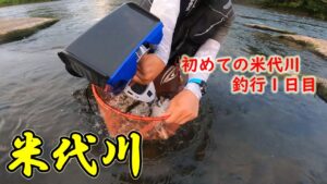 【鮎釣り】圧倒的魚影‼︎米代川の素晴らしさ知りました｜初・米代川2days｜1日目