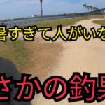 暑すぎて人がいない浜名湖海釣り公園へ釣りに行ったら…