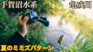 手賀沼水系亀成川でバス釣り(千葉県)