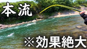 【渓流釣り】自己流提灯毛鉤仕掛けで本流魚を狙ってみたら効果絶大だったのだ!!|簡単本流仕掛け/延べ竿でユーロニンフ