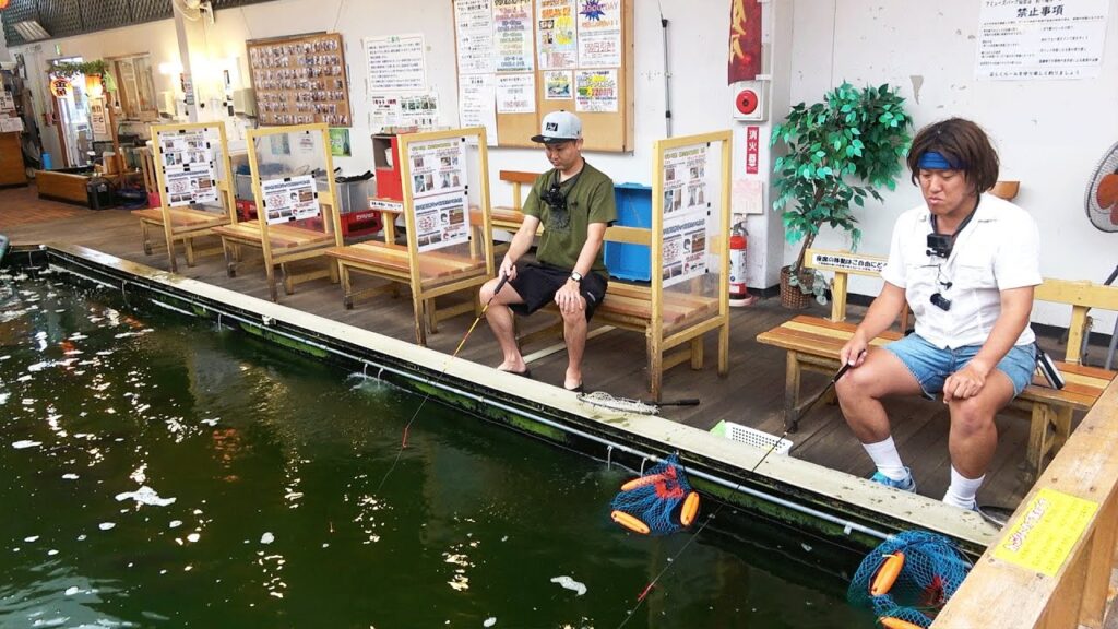 仙台の怪しい釣り堀でレア魚釣るまで帰れません【アミューズパーク仙台港店】