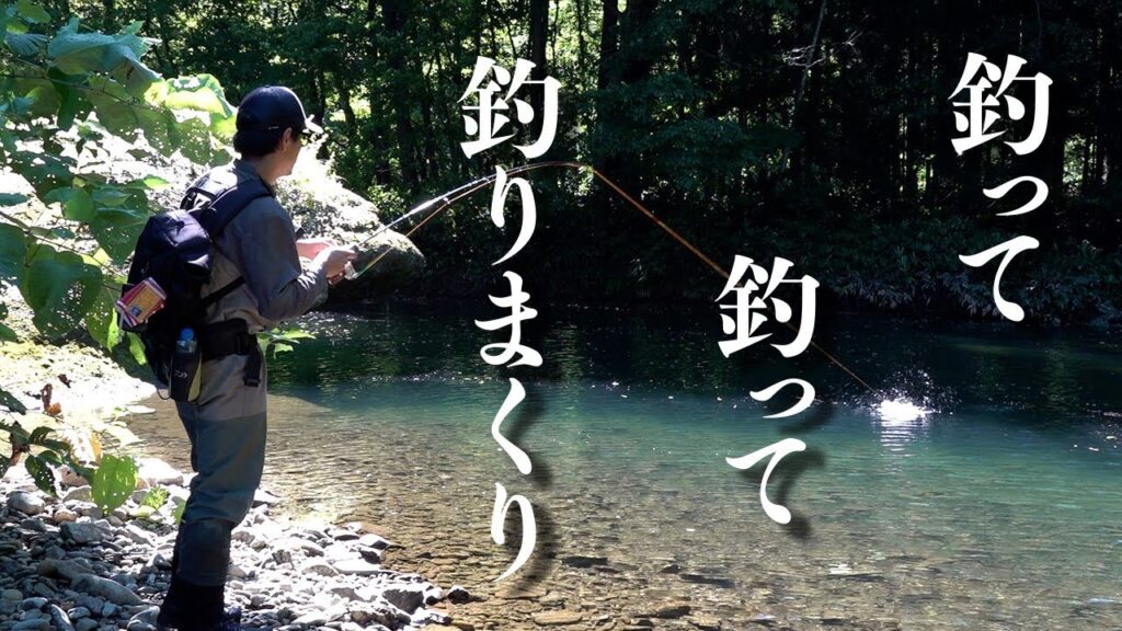 【ヤマメ狙い】夏の渓流 私のリュウキ釣法教えます
