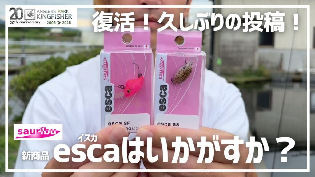 【ほぼ1ヶ月ぶりの投稿！】サウリブさんの新商品「esca（イスカ）」はいかがすか？ in キングフィッシャー