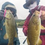 2025.9.12桧原湖。表層と浮きキャロ。