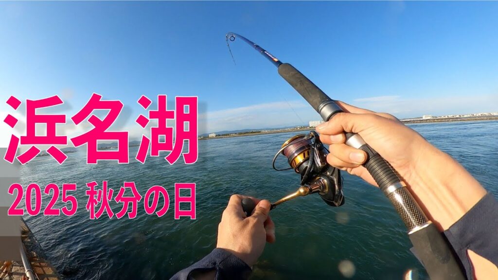 2025.9.23　秋分の日の夕方の浜名湖海釣り公園　今回使用したジグは、前回のショート動画で50円で購入したジャッンク品をリメイクしたものを使用しています。　＃ホログラムジグ