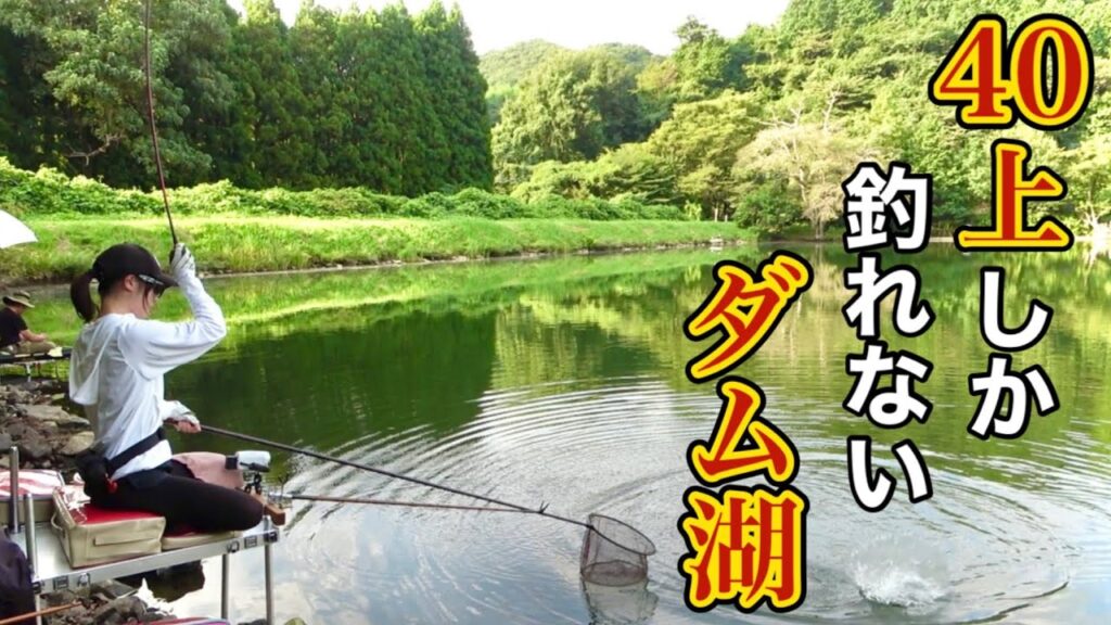 底釣り専用のダム湖でへらぶな釣りしたら40上しか釣れなかった！！【栗谷沢ダム】