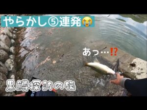 やらかし⑤連発😭/丹沢湖#バス釣り