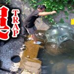 山奥の川に罠を仕掛けたら…