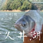 【津久井湖】沼本ボートを利用して名手ロープでへらぶな釣り 城山ダム