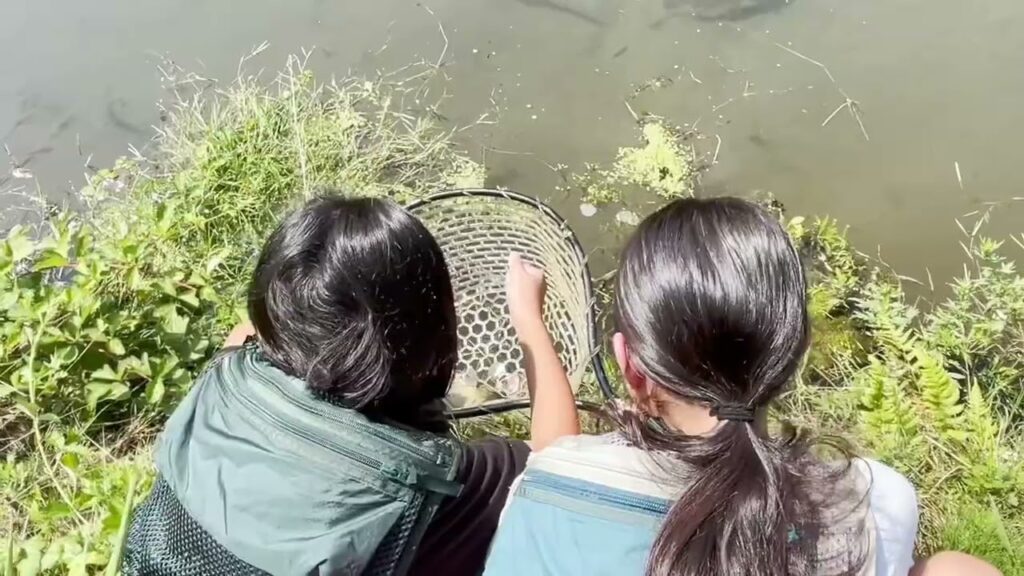 人生初！管理釣り場でマス釣り♪