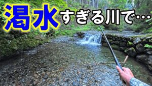 台風の大雨直後に渓流釣りの穴場ポイントに行ってみたら…
