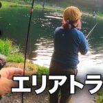 非日常の釣り体験！【夏限定】夜明け前から始まる暗闇エリアトラウト