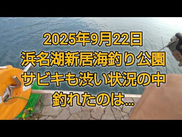 浜名湖新居海釣り公園　渋い状況の中で釣れたのは…