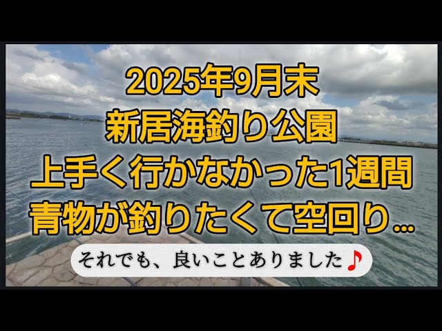 青物の引きに魅了され、空回りした1週間…浜名湖新居海釣り公園