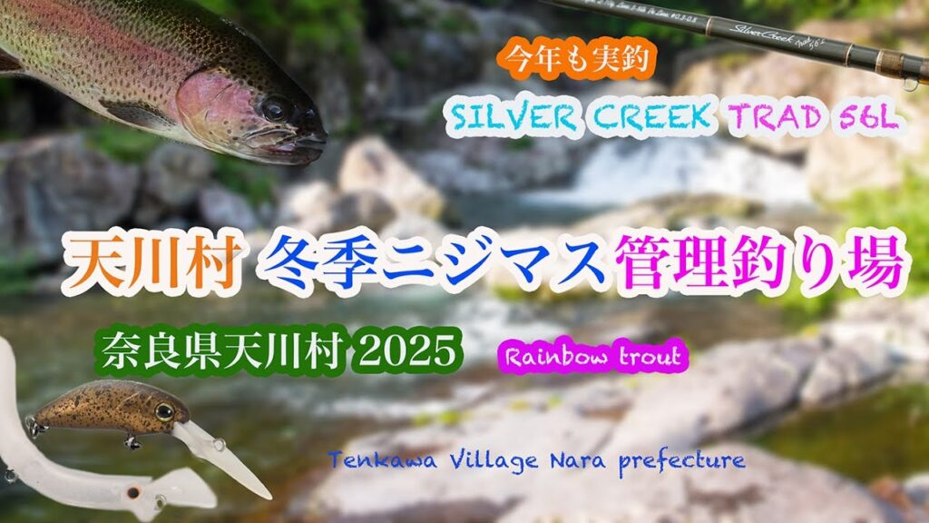 [天川村 冬季ニジマス管理釣り場 2025] 今季初の大型トラウト狙い