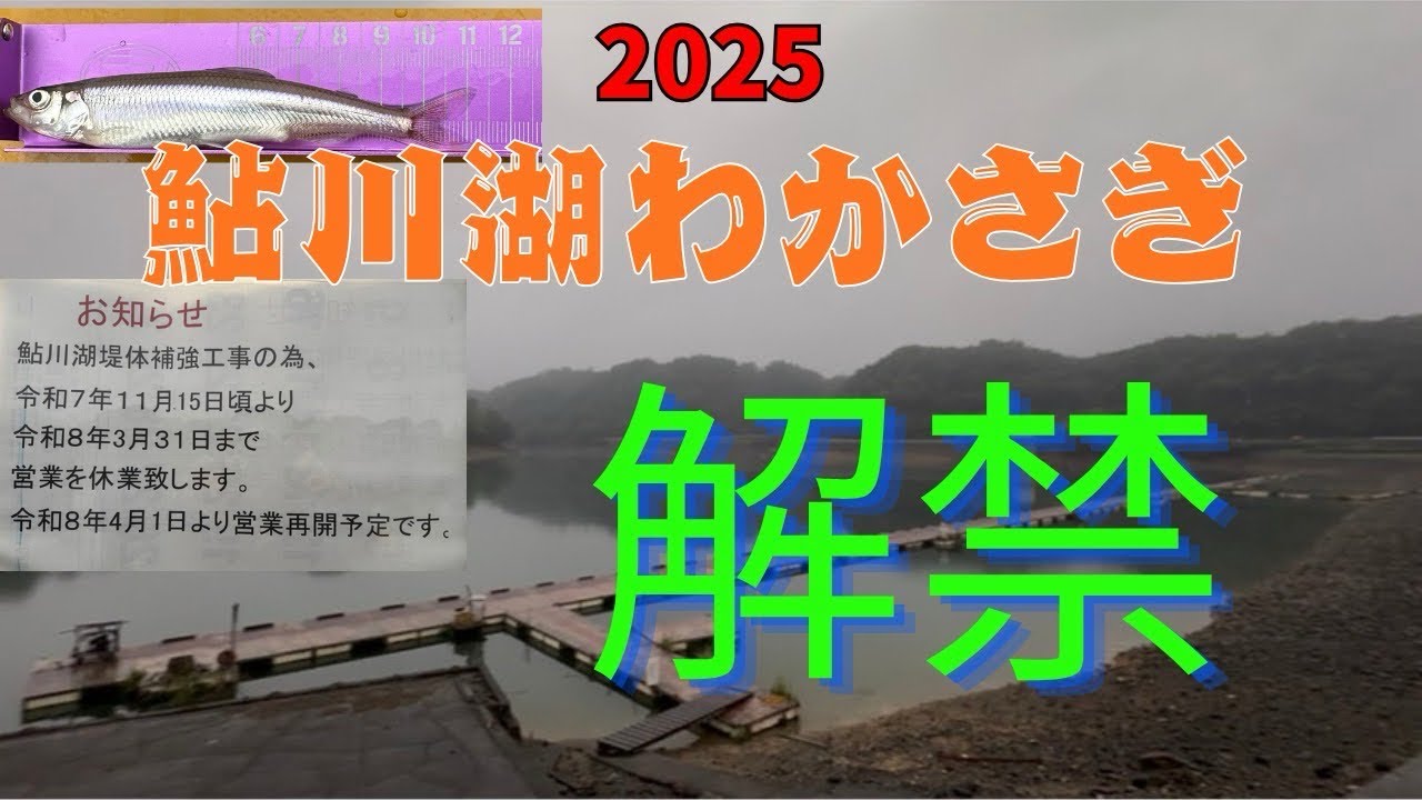 【釣り女子】2025年鮎川湖！異例の早解禁！【ワカサギ釣り】