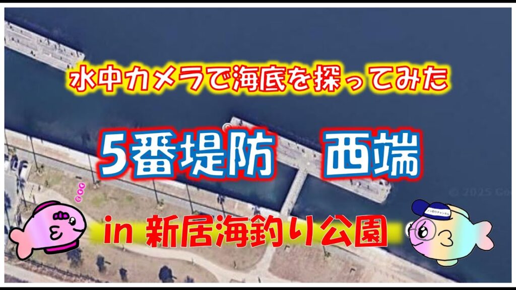 新居海釣り公園　5番堤防　海底調査！浜名湖　釣り