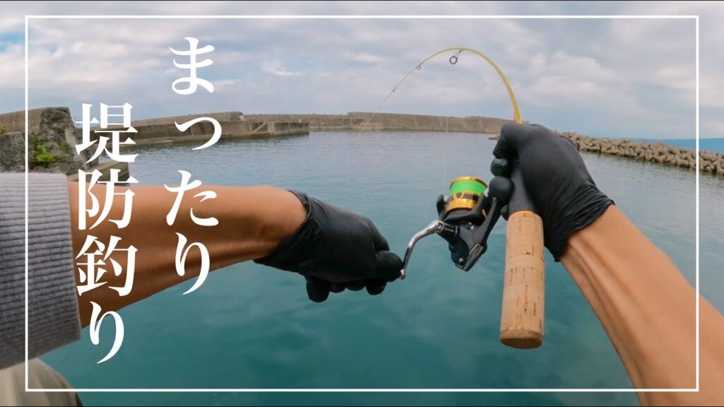【ミャク釣り】秋の海でのんびり鱒レンジャーで堤防釣り。
