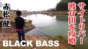 赤松健が四国を代表するサイトリバー・波介川を攻略 『バスギャラリー』【釣りビジョン】