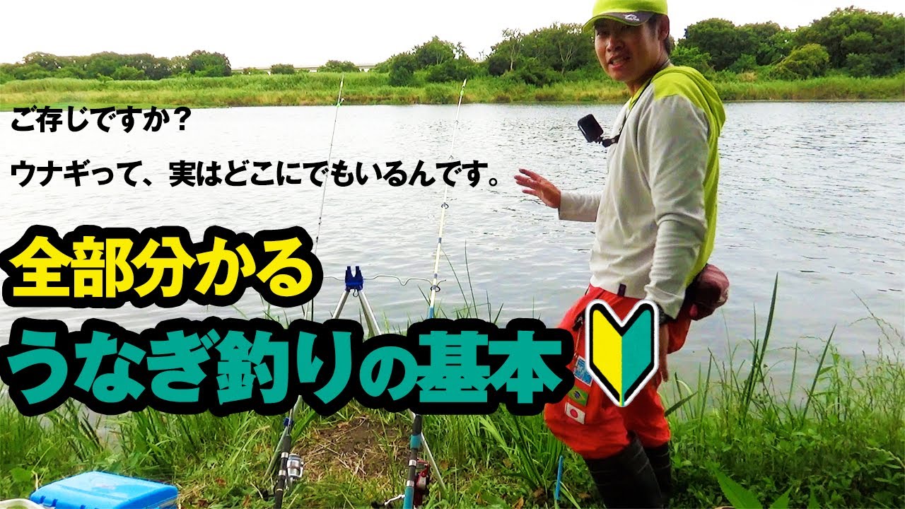 実はとっても簡単。ウナギ釣りを初心者向けに解説します!怪魚ハンターが教えるうなぎ釣りの入門講座
